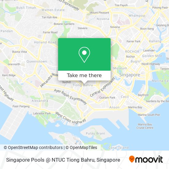 Singapore Pools @ NTUC Tiong Bahru map