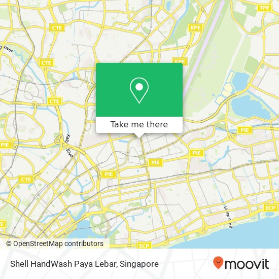 Shell HandWash Paya Lebar地图