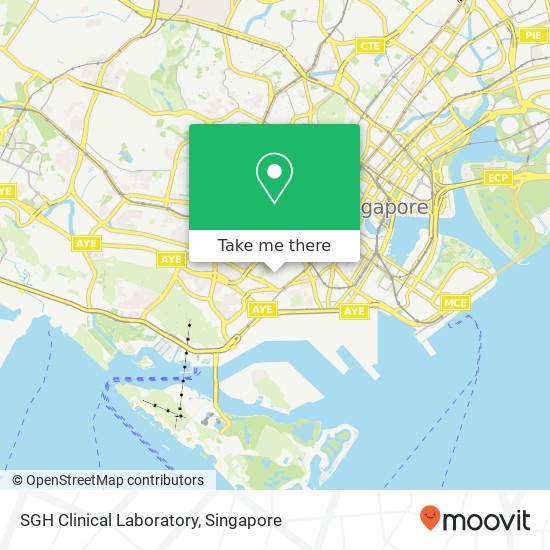 SGH Clinical Laboratory map