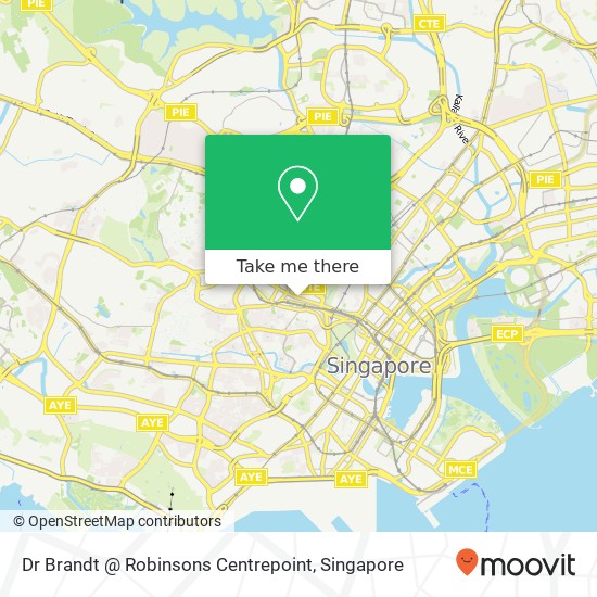 Dr Brandt @ Robinsons Centrepoint地图