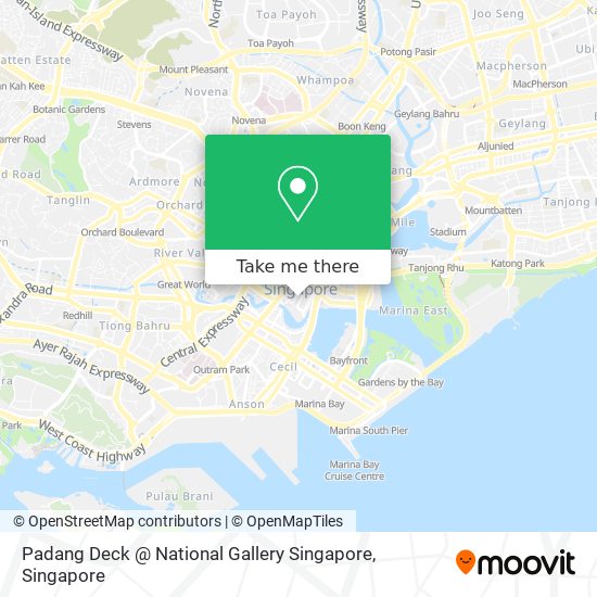 Padang Deck @ National Gallery Singapore map