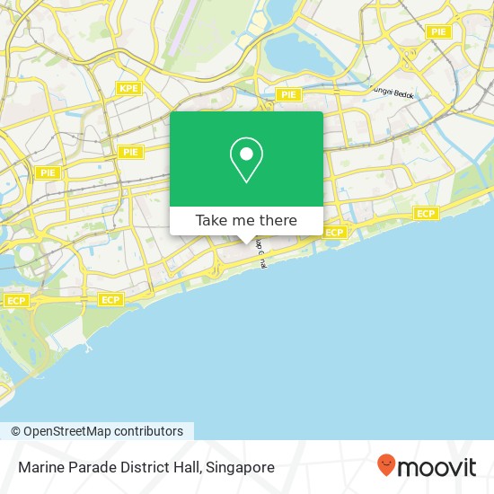 Marine Parade District Hall map