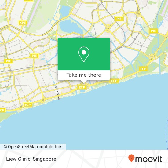 Liew Clinic map
