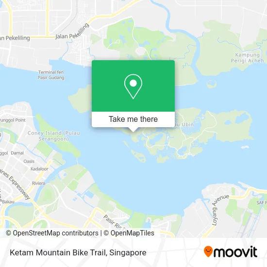 Ketam Mountain Bike Trail map