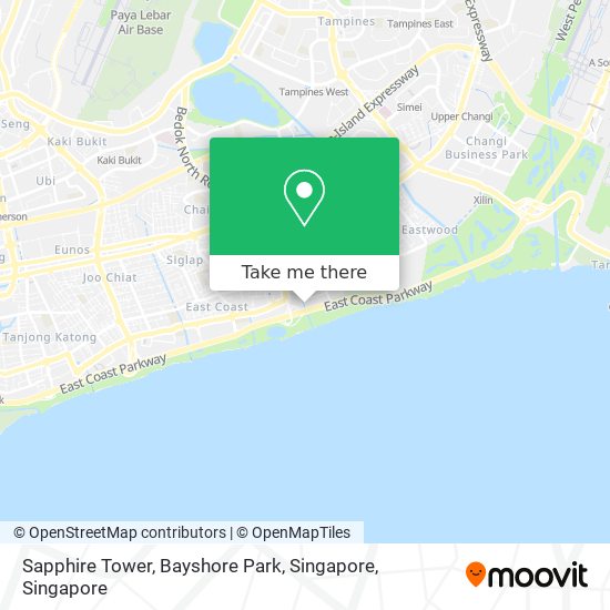 Sapphire Tower, Bayshore Park, Singapore地图