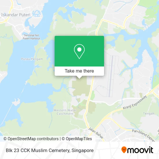 Blk 23 CCK Muslim Cemetery地图