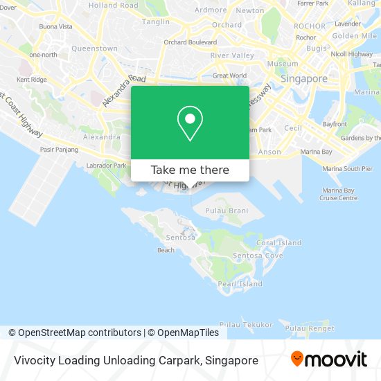 Vivocity Loading Unloading Carpark map