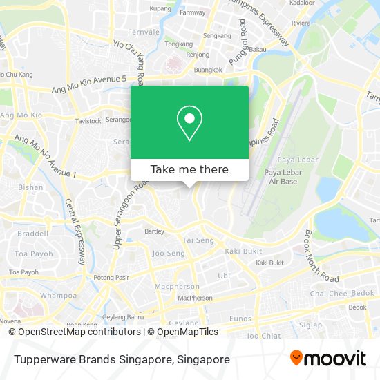 Tupperware Brands Singapore地图