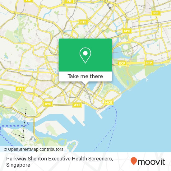 Parkway Shenton Executive Health Screeners地图