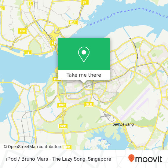iPod / Bruno Mars - The Lazy Song地图