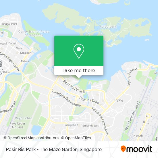 Pasir Ris Park - The Maze Garden地图