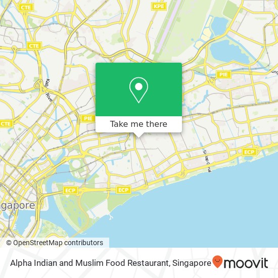 Alpha Indian and Muslim Food Restaurant地图