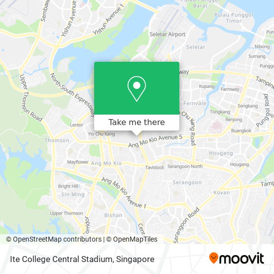 Ite College Central Stadium map