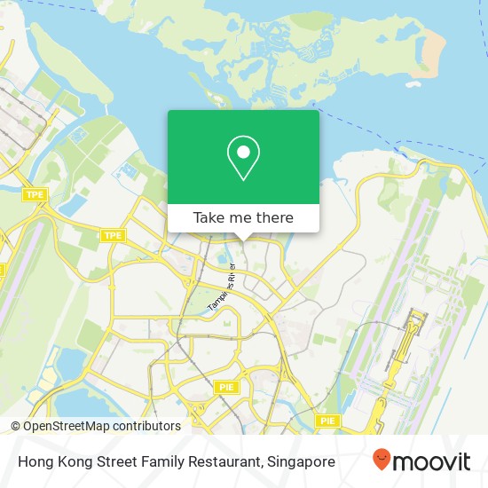 Hong Kong Street Family Restaurant map