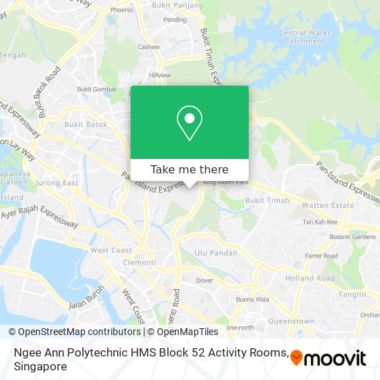 Ngee Ann Polytechnic HMS Block 52 Activity Rooms map