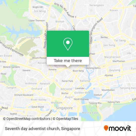 Seventh day adventist church map