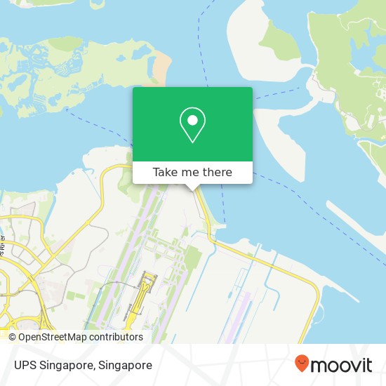 UPS Singapore map
