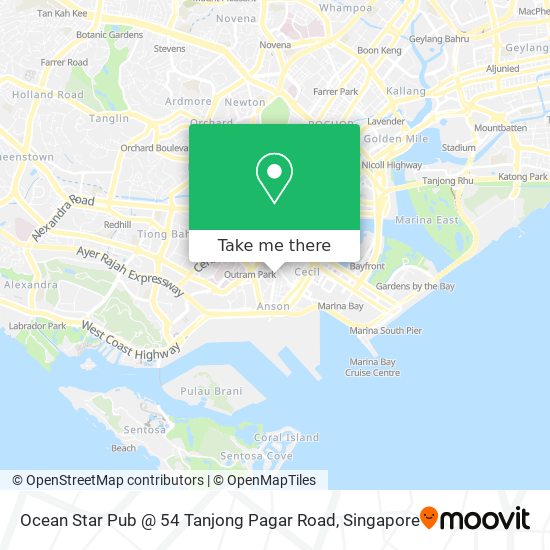 Ocean Star Pub @ 54 Tanjong Pagar Road map