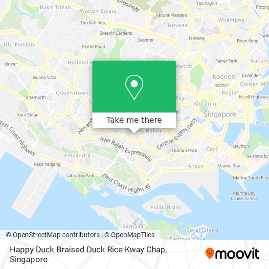 Happy Duck Braised Duck Rice Kway Chap map