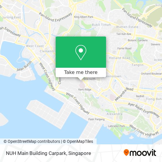 NUH Main Building Carpark map