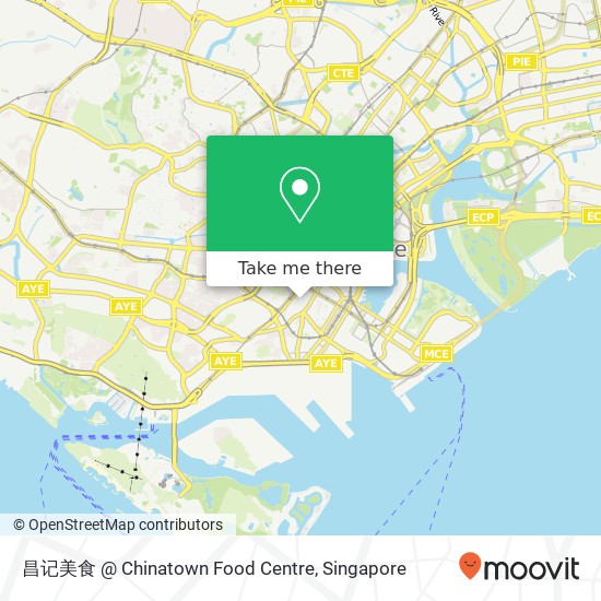 昌记美食 @ Chinatown Food Centre map