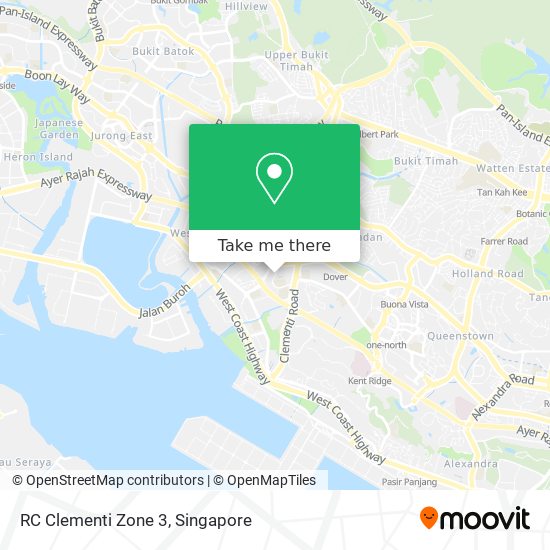 RC Clementi Zone 3 map