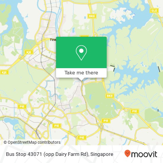 Bus Stop 43071 (opp Dairy Farm Rd)地图