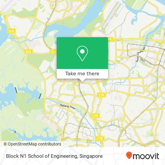Block N1 School of Engineering map