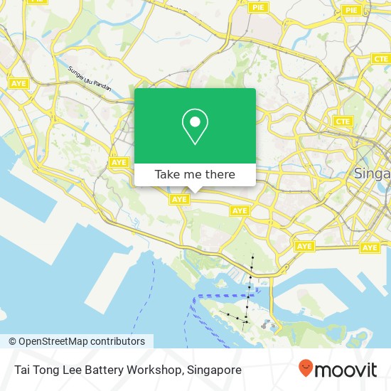 Tai Tong Lee Battery Workshop map