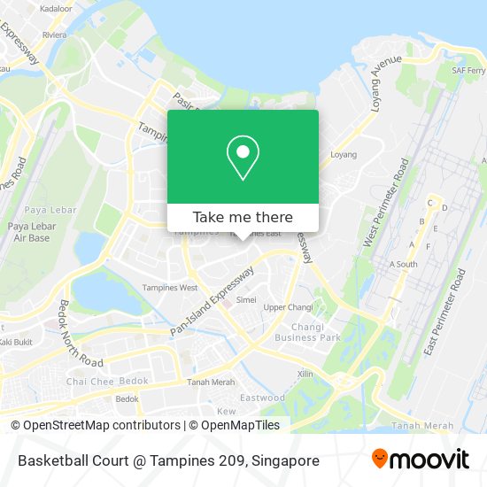 Basketball Court @ Tampines 209 map