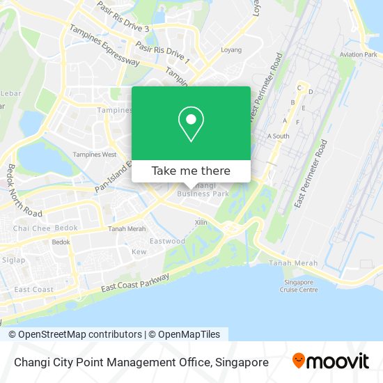 Changi City Point Management Office map