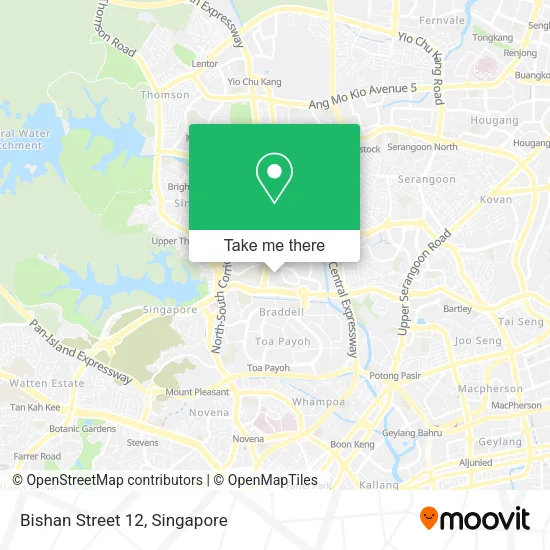 Bishan Street 12 map