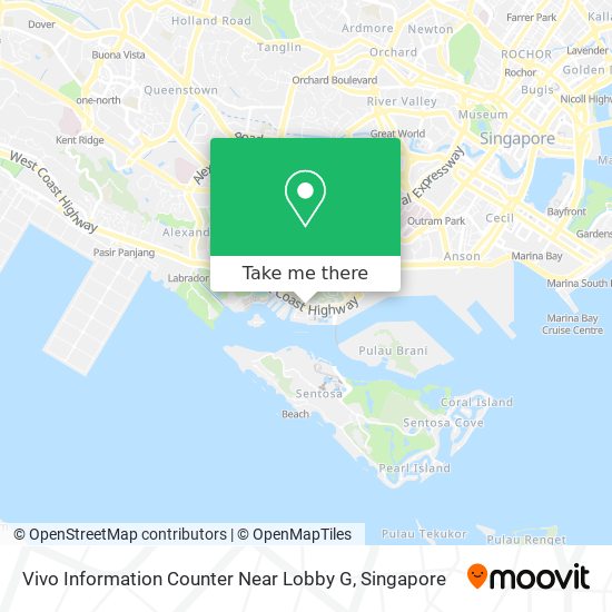 Vivo Information Counter Near Lobby G map