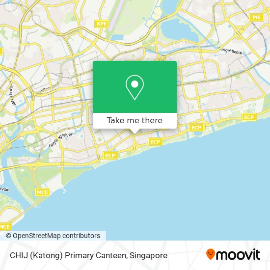 CHIJ (Katong) Primary Canteen map