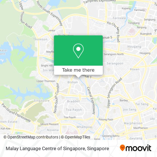 Malay Language Centre of Singapore map