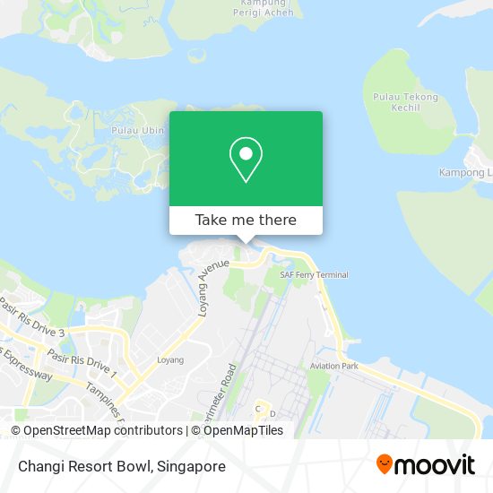 Changi Resort Bowl map