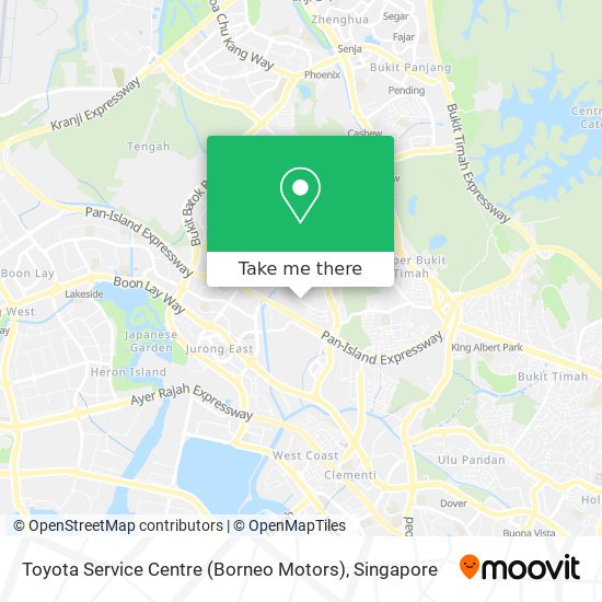 Toyota Service Centre (Borneo Motors) map