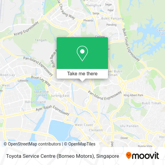 Toyota Service Centre (Borneo Motors) map