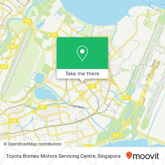 Toyota Borneo Motors Servicing Centre地图