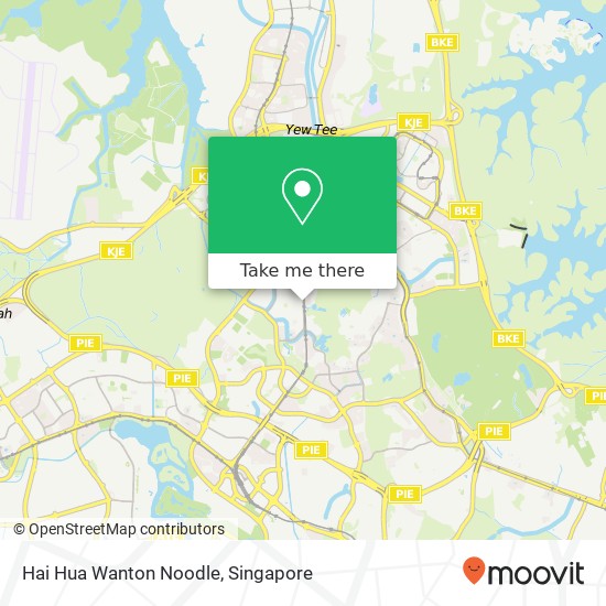 Hai Hua Wanton Noodle map