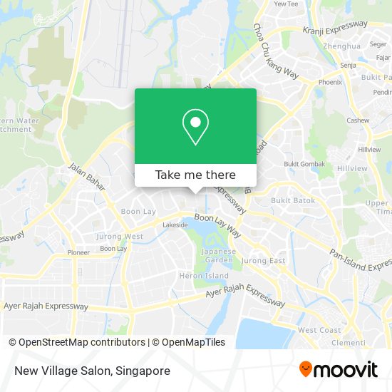 New Village Salon map