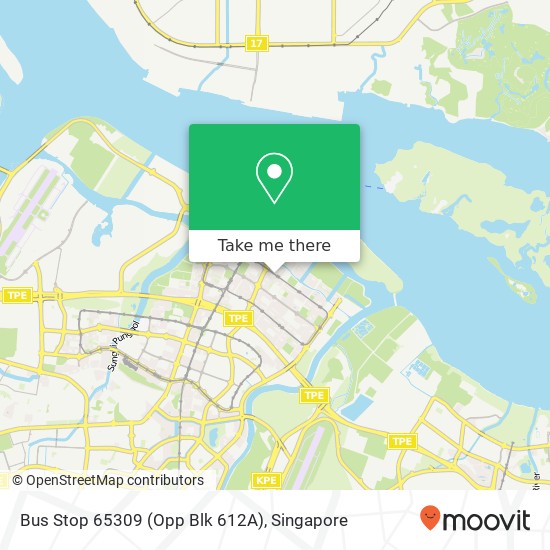 Bus Stop 65309 (Opp Blk 612A)地图