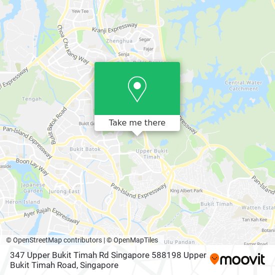 347 Upper Bukit Timah Rd Singapore 588198 Upper Bukit Timah Road map