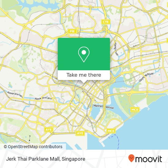 Jerk Thai Parklane Mall map