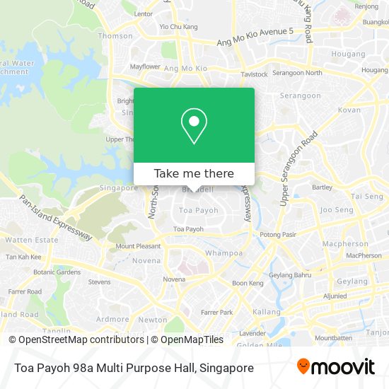 Toa Payoh 98a Multi Purpose Hall地图