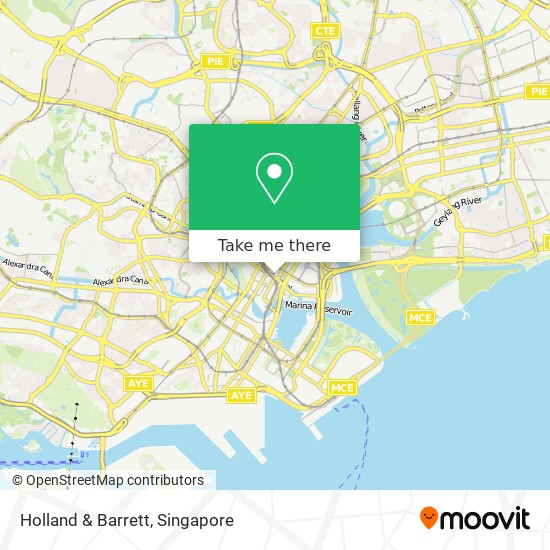 Holland & Barrett map