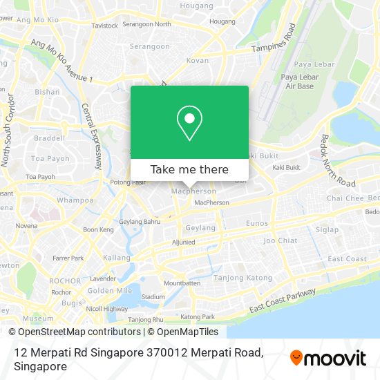 12 Merpati Rd Singapore 370012 Merpati Road map