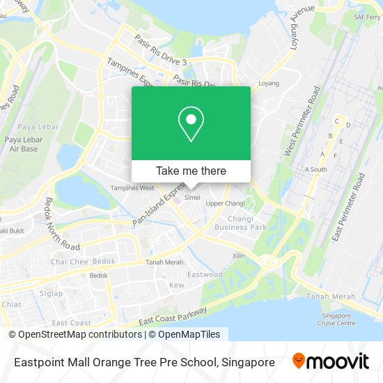 Eastpoint Mall Orange Tree Pre School map