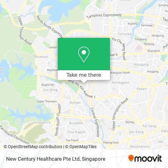 New Century Healthcare Pte Ltd map
