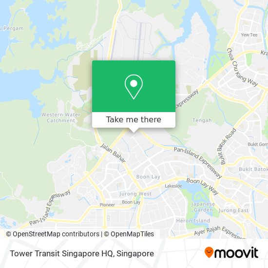 Tower Transit Singapore HQ map